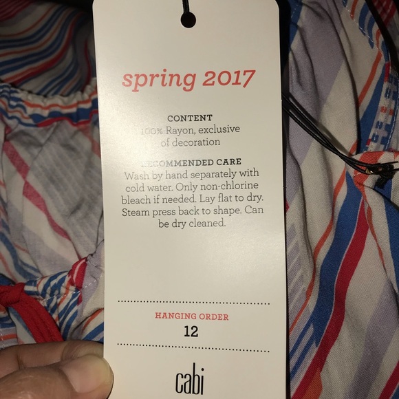 CAbi Tassel Tank. NWT - Picture 7 of 7